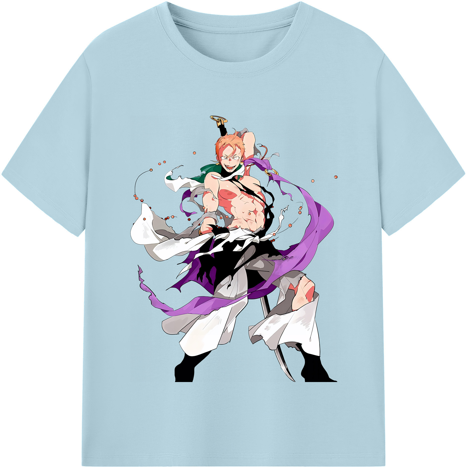 （画像用） 刀剣乱舞 Touken Ranbu 綿100％半袖Tシャツ（フロントプリント）